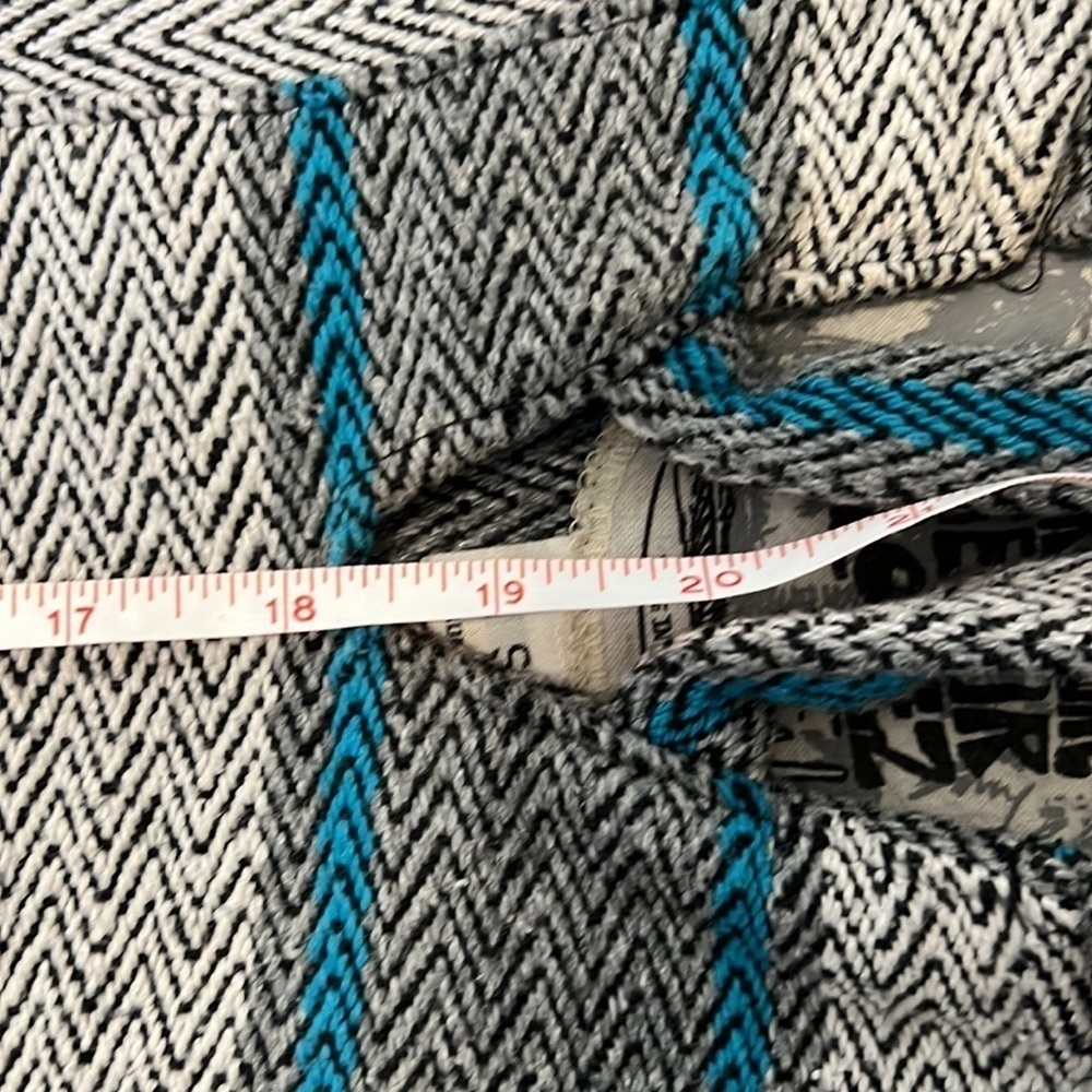 Original Senor Lopez gray/black/blue Baja Beach hoodie size small - Picture 10 of 10